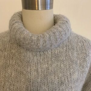 Tibi Alpaca/Merino wool high neck sweater